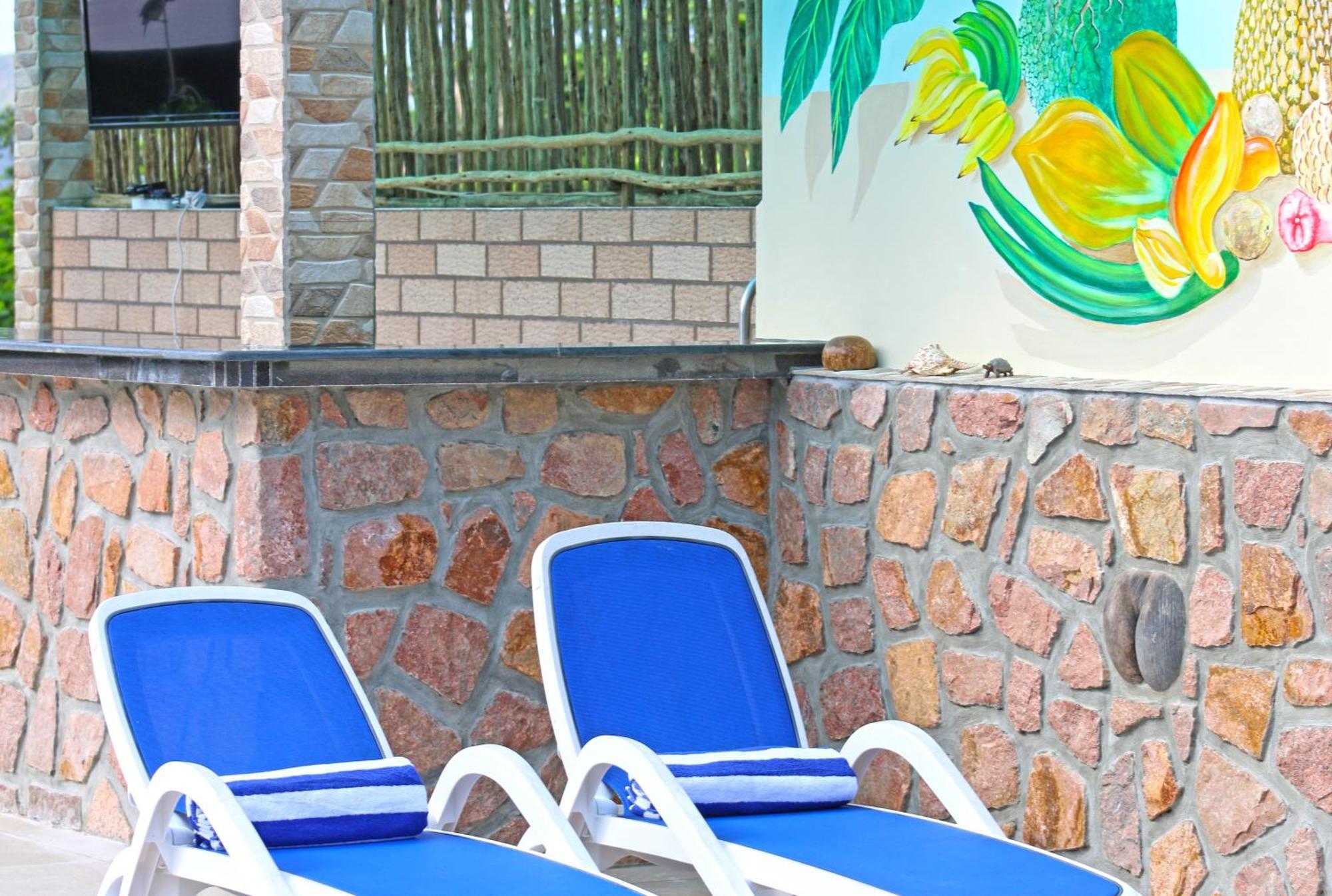 Ocean Blue Bay Apartment Anse Volbert Village Exterior foto